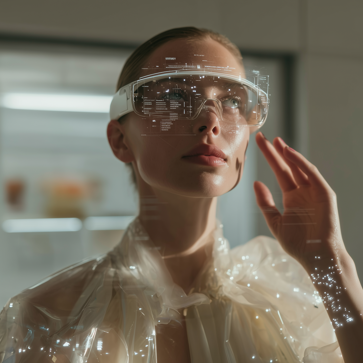 futuristic ar glasses